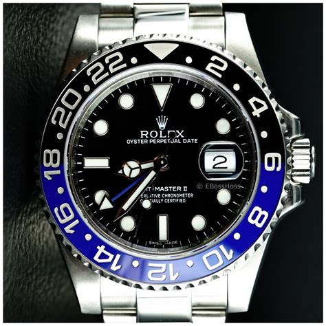 rolex batman gmt replica|Rolex GMT Master II 116710 Black (Batman) .